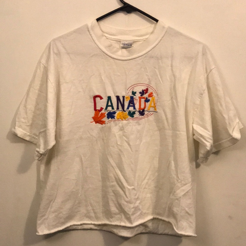 Rainbow Canada cut mid top 🌈